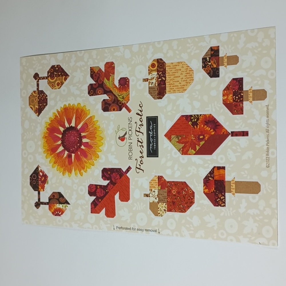 5/$15 Moda Fabrics Forest Frolic Stickers